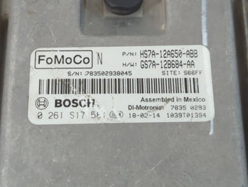 2017-2019 Ford Fusion PCM Engine Control Computer ECU ECM PCU OEM P/N:GS7A-12B684-AA HS7A-12A650-ABB Fits Fits 2017 2018 2019 OEM Used Auto Parts