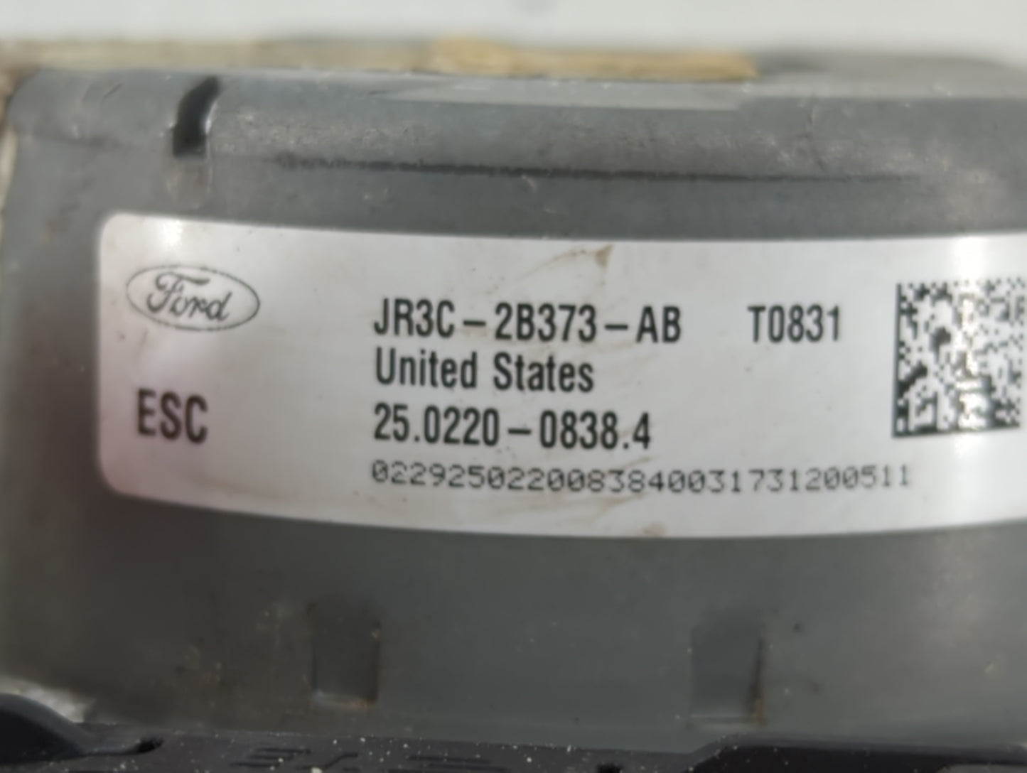 2018 Ford Mustang ABS Pump Control Module Replacement P/N:JR3C-2B373-AB Fits OEM Used Auto Parts - Oemusedautoparts1.com