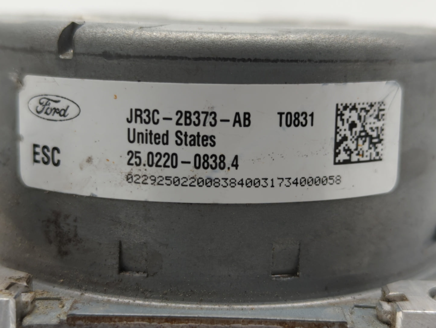 2018 Ford Mustang ABS Pump Control Module Replacement P/N:JR3C-2B373-AB Fits OEM Used Auto Parts - Oemusedautoparts1.com