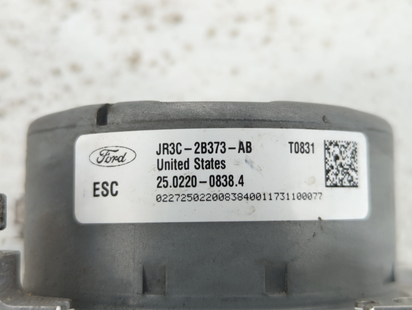 2018 Ford Mustang ABS Pump Control Module Replacement P/N:JR3C-2B373-AB Fits OEM Used Auto Parts - Oemusedautoparts1.com