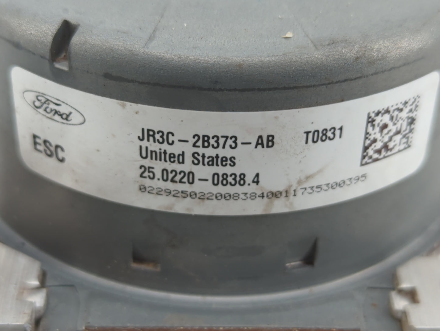 2018 Ford Mustang ABS Pump Control Module Replacement P/N:JR3C-2B373-AB Fits OEM Used Auto Parts - Oemusedautoparts1.com