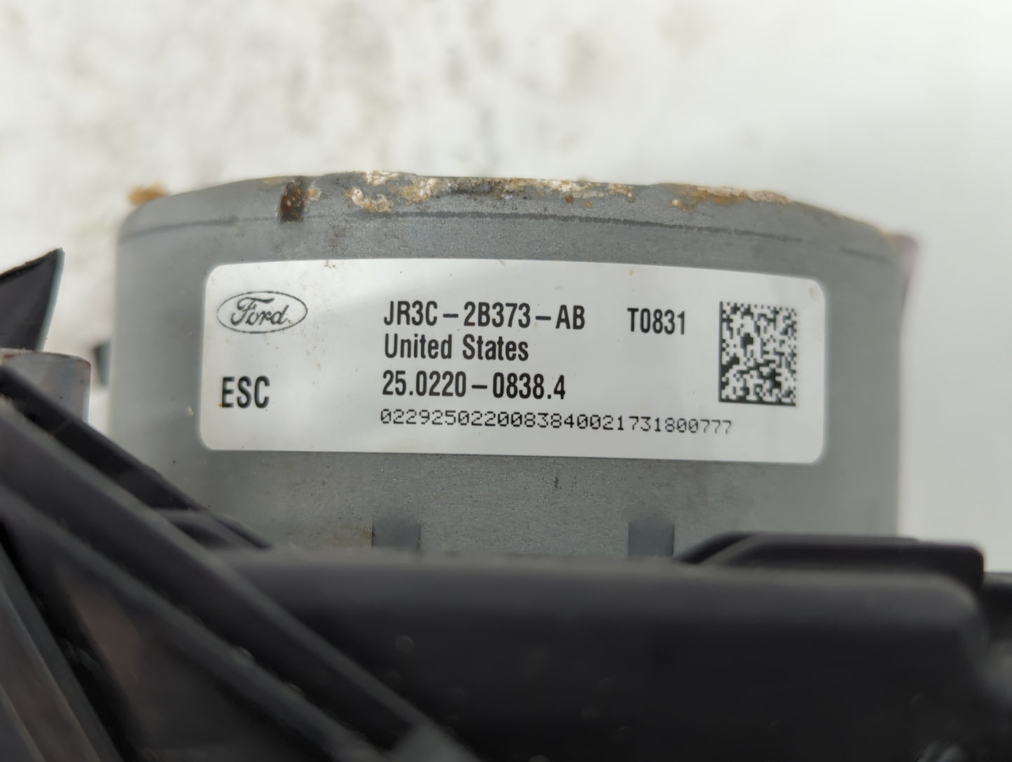 2018 Ford Mustang ABS Pump Control Module Replacement P/N:JR3C-2B373-AB Fits OEM Used Auto Parts - Oemusedautoparts1.com