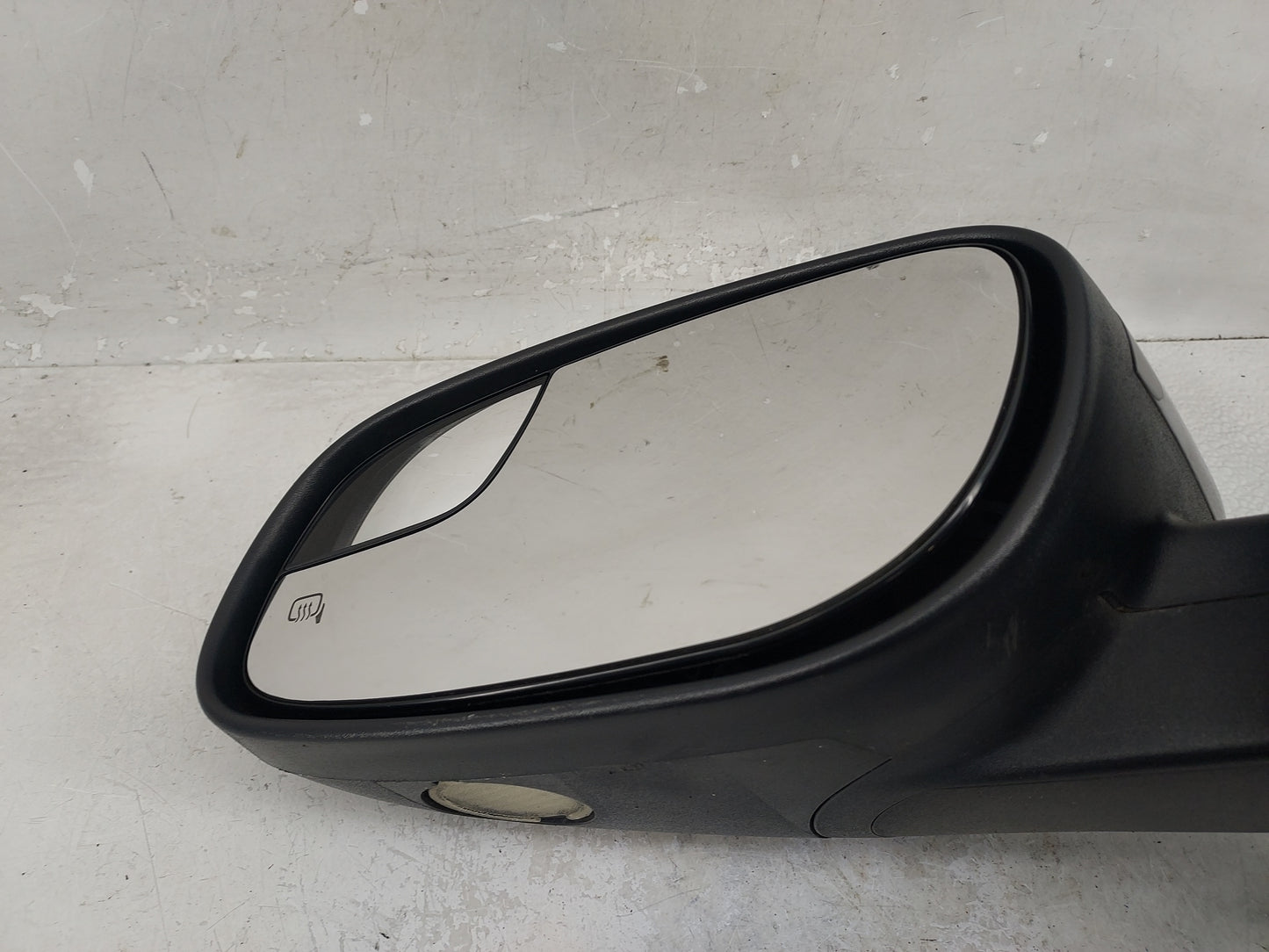 2013-2019 Ford Taurus Driver Left Side View Manual Door Mirror Black - Oemusedautoparts1.com