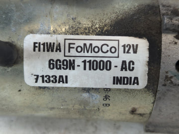 2014-2021 Ford Transit Car Starter Motor Solenoid OEM P/N:6G9N-11000-AC Fits Fits 2014 2015 2016 2017 2018 2019 2020 2021 OEM Used Auto Parts