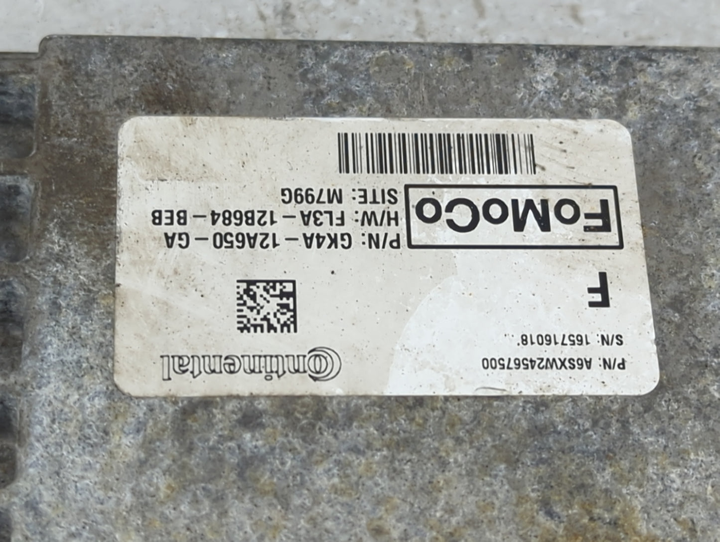 2018 Ford Transit 250 PCM Engine Control Computer ECU ECM PCU OEM P/N:GK4A-12A650-GA FL3A-12B684-BEB Fits Fits 2015 2016 201