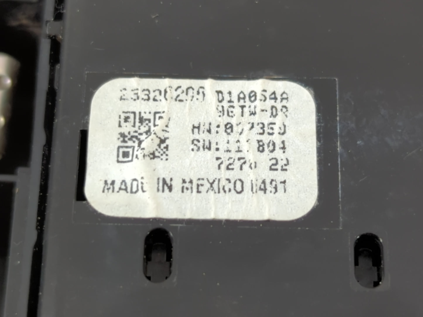 2017-2019 Gmc Acadia Master Power Window Switch Replacement Driver Side Left P/N:23326205 Fits Fits 2017 2018 2019 2020 OEM