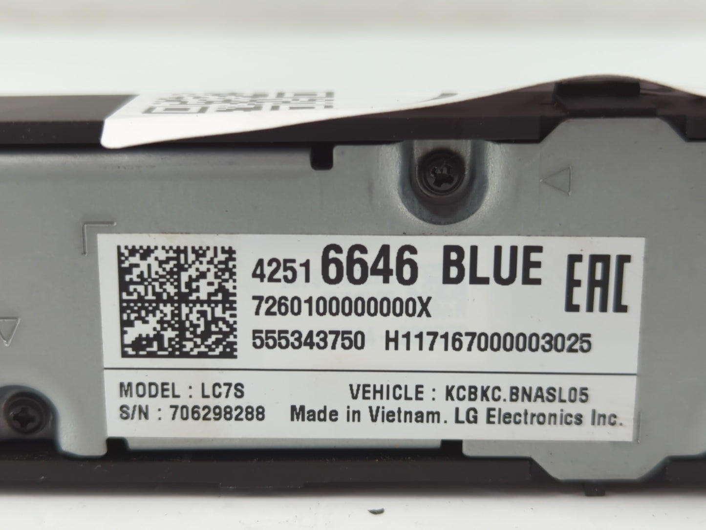 2017-2018 Gmc Sierra 1500 Radio AM FM Cd Player Receiver Replacement P/N:42516646 Fits Fits 2016 2017 2018 2019 OEM Used Aut
