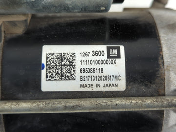2018-2022 Gmc Terrain Car Starter Motor Solenoid OEM P/N:12673600 Fits Fits 2017 2018 2019 2020 2021 2022 OEM Used Auto Parts