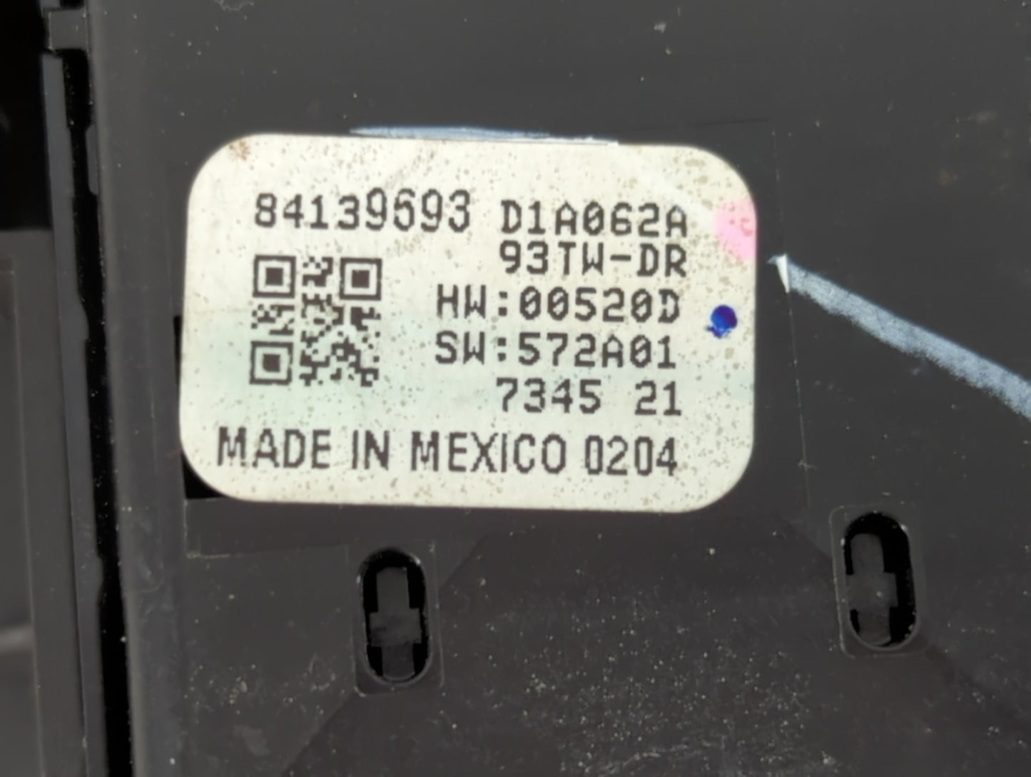2018 Gmc Terrain Master Power Window Switch Replacement Driver Side Left P/N:84139693 Fits Fits 2016 2017 2019 2020 2021 202