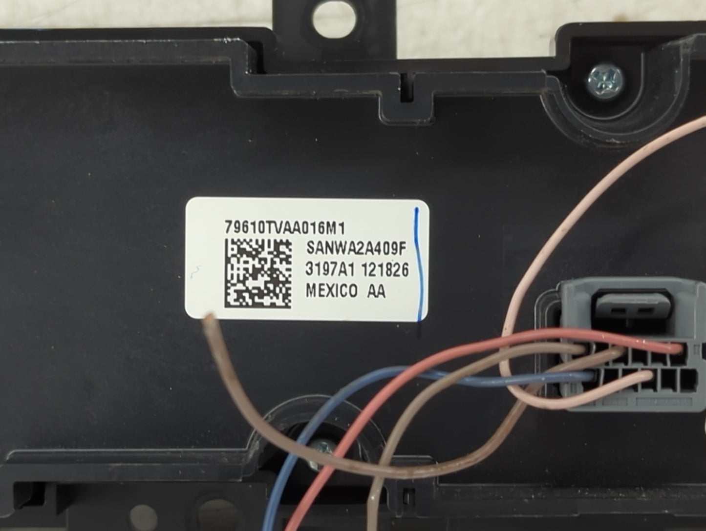 2018-2020 Honda Accord Climate Control Module Temperature AC/Heater Replacement P/N:79610TVAA016M1 Fits Fits 2018 2019 2020