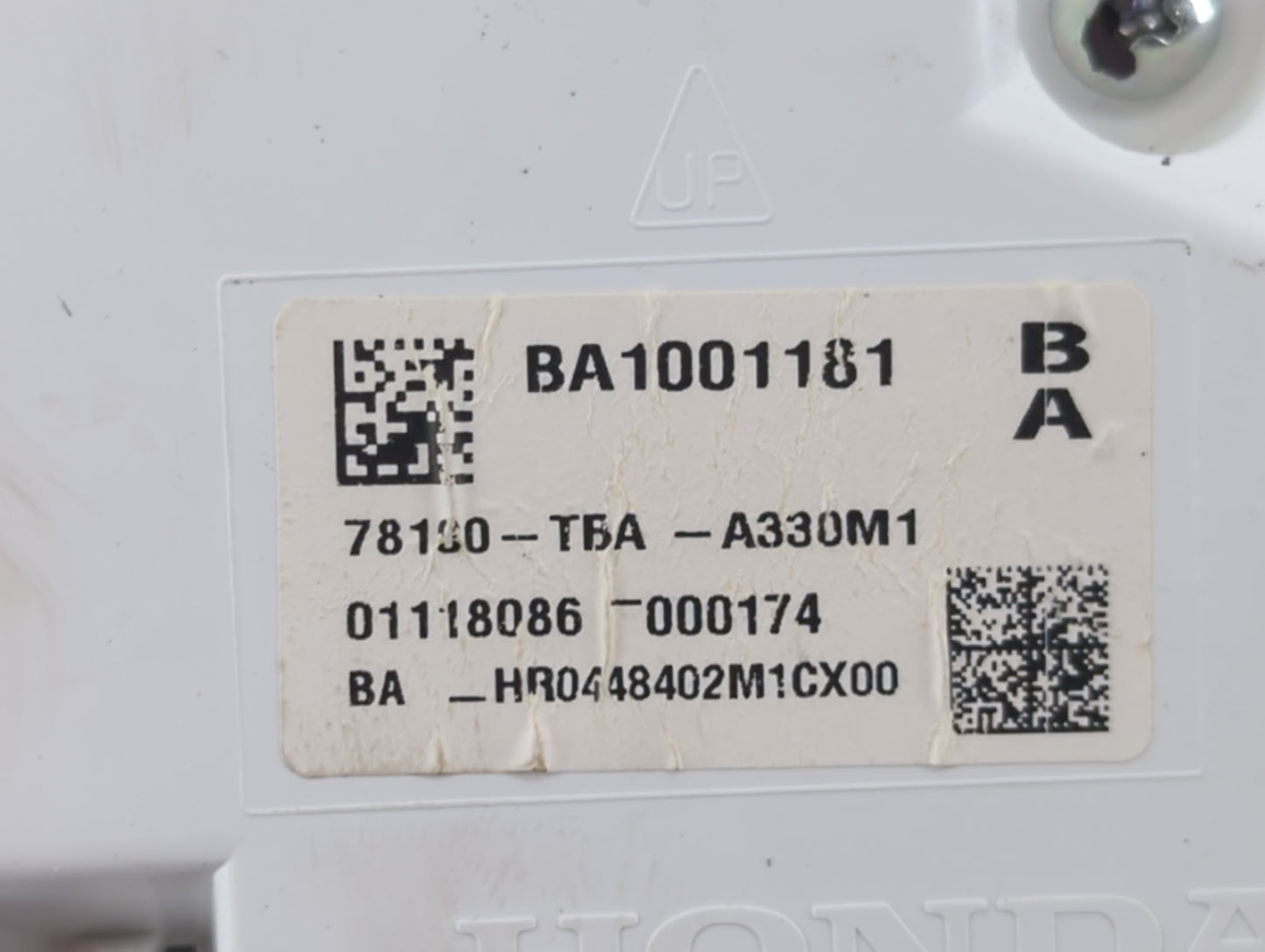2016-2018 Honda Civic Instrument Cluster Speedometer Gauges P/N:78100-TBA-A330M1 Fits Fits 2016 2017 2018 OEM Used Auto Part