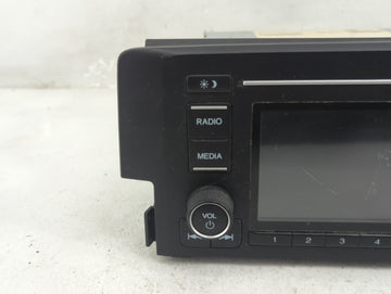 2018 Honda Civic Radio AM FM Cd Player Receiver Replacement P/N:39100-TBA-A21 Fits OEM Used Auto Parts