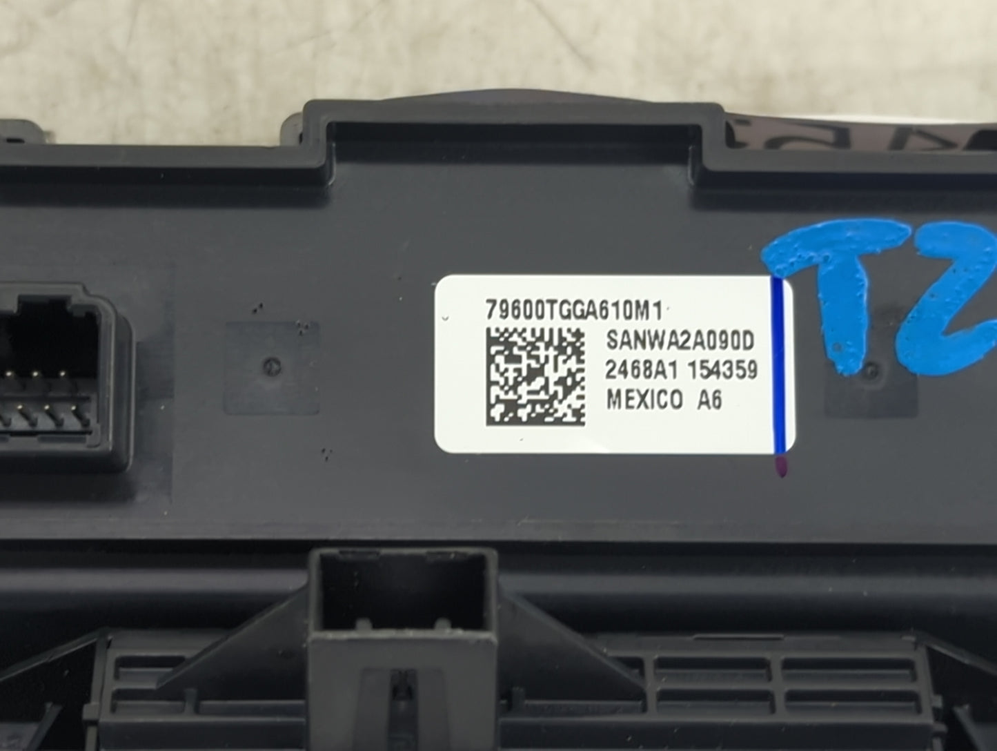 2016-2021 Honda Civic Climate Control Module Temperature AC/Heater Replacement P/N:79600TGGA610M1 SANWA2A090D Fits OEM Used