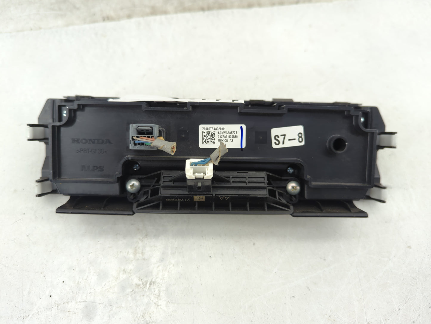 2016-2021 Honda Civic Climate Control Module Temperature AC/Heater Replacement P/N:79600TBAA320M1 SANWA2A577B Fits OEM Used
