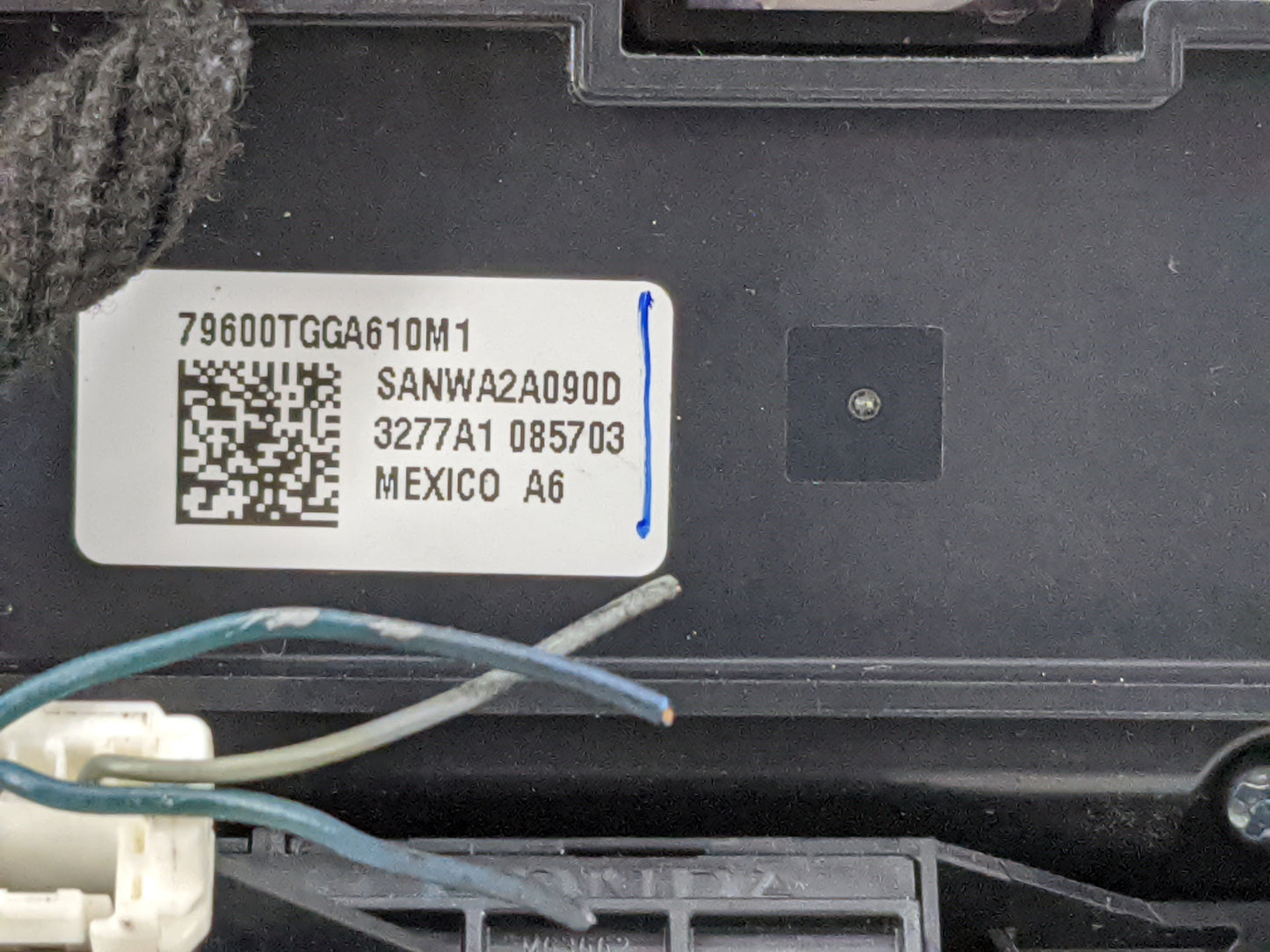 2017-2018 Honda Civic Climate Control Module Temperature AC/Heater Replacement P/N:79600TGGA610M1 SANWA2A090D Fits Fits 2017