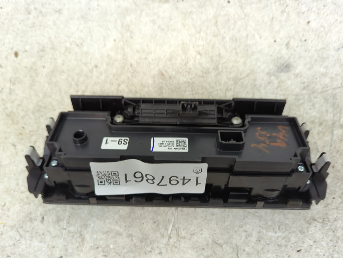 2016-2021 Honda Civic Climate Control Module Temperature AC/Heater Replacement P/N:79600TGGA610M1 SANWA2A605A Fits OEM Used