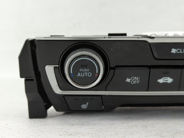 2017-2018 Honda Civic Climate Control Module Temperature AC/Heater Replacement P/N:79600-TGG-A610-M1 Fits Fits 2017 2018 OEM Used Auto Parts