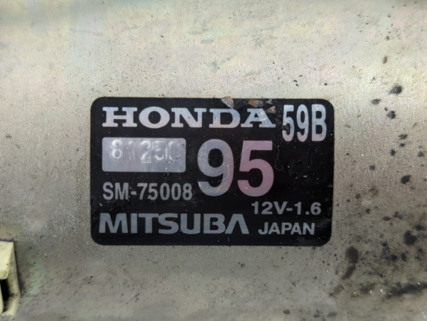 2016-2017 Honda Civic Car Starter Motor Solenoid OEM P/N:SM-75008 Fits Fits 2016 2017 2020 OEM Used Auto Parts - Oemusedauto