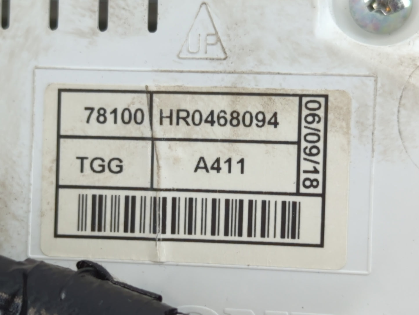 2018 Honda Civic Instrument Cluster Speedometer Gauges P/N:78100 HR0468094 Fits OEM Used Auto Parts - Oemusedautoparts1.com