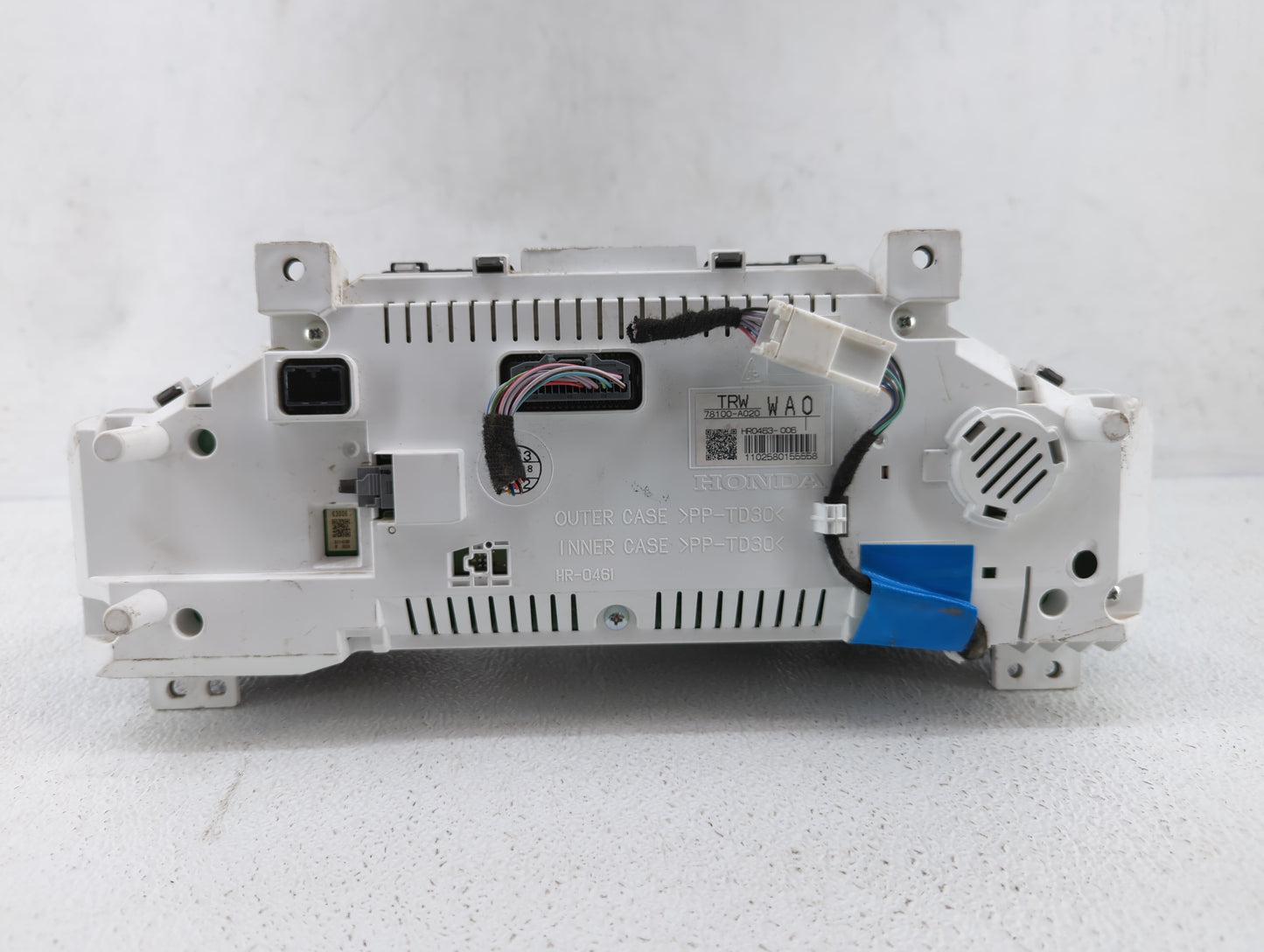 2017 Honda Clarity Instrument Cluster Speedometer Gauges P/N:78100-A020 78100-TRW-A012-WA0 Fits OEM Used Auto Parts - Oemuse