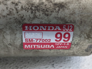 2018 Honda Odyssey Car Starter Motor Solenoid OEM P/N:SM-77002 Fits OEM Used Auto Parts