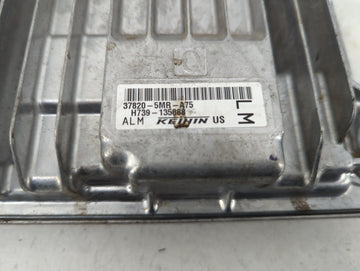 2018 Honda Odyssey PCM Engine Control Computer ECU ECM PCU OEM P/N:37820-5MR-A75 Fits OEM Used Auto Parts