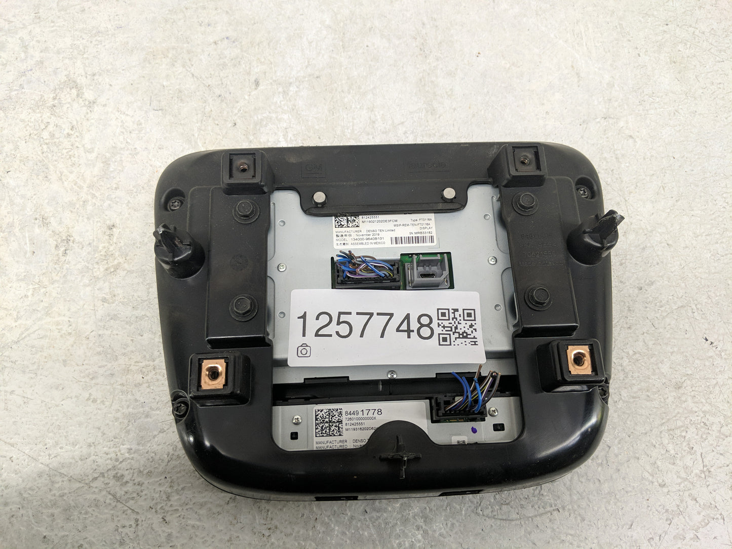 2018 Honda Pilot Information Radio Display Screen - Oemusedautoparts1.com