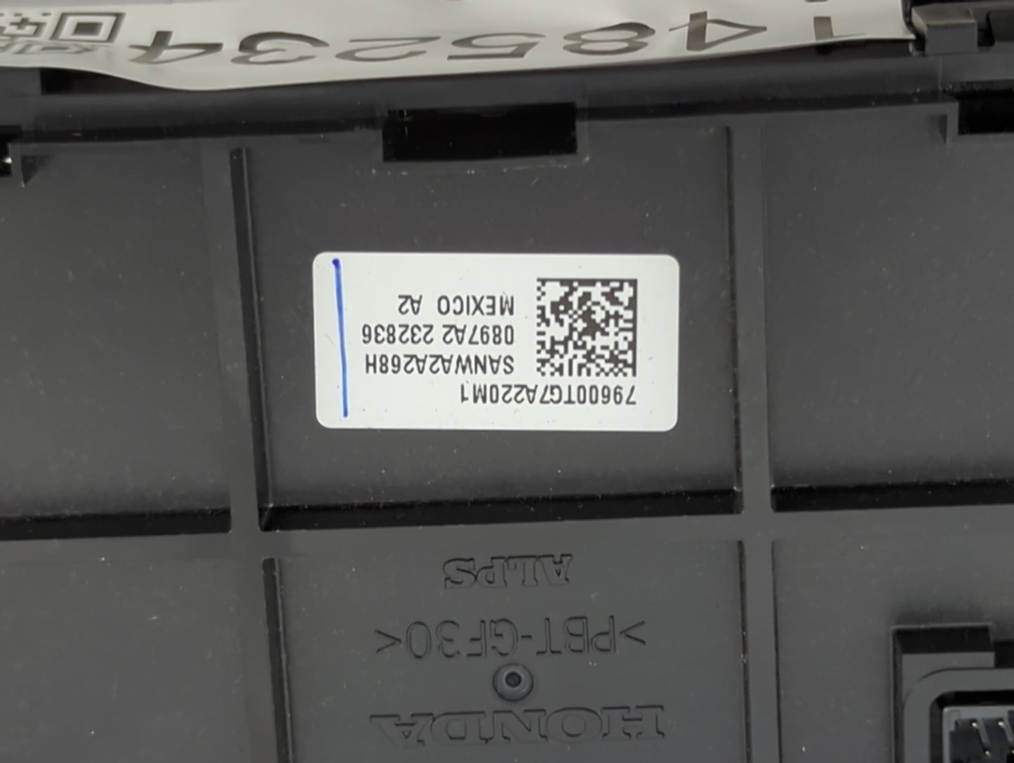 2016-2018 Honda Pilot Climate Control Module Temperature AC/Heater Replacement P/N:79600TG7A220M1 SANWA2A268H Fits OEM Used