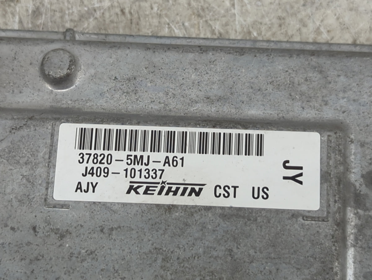 2018 Honda Ridgeline PCM Engine Control Computer ECU ECM PCU OEM P/N:37820-5MJ-A61 J409-101337 Fits OEM Used Auto Parts - Oe
