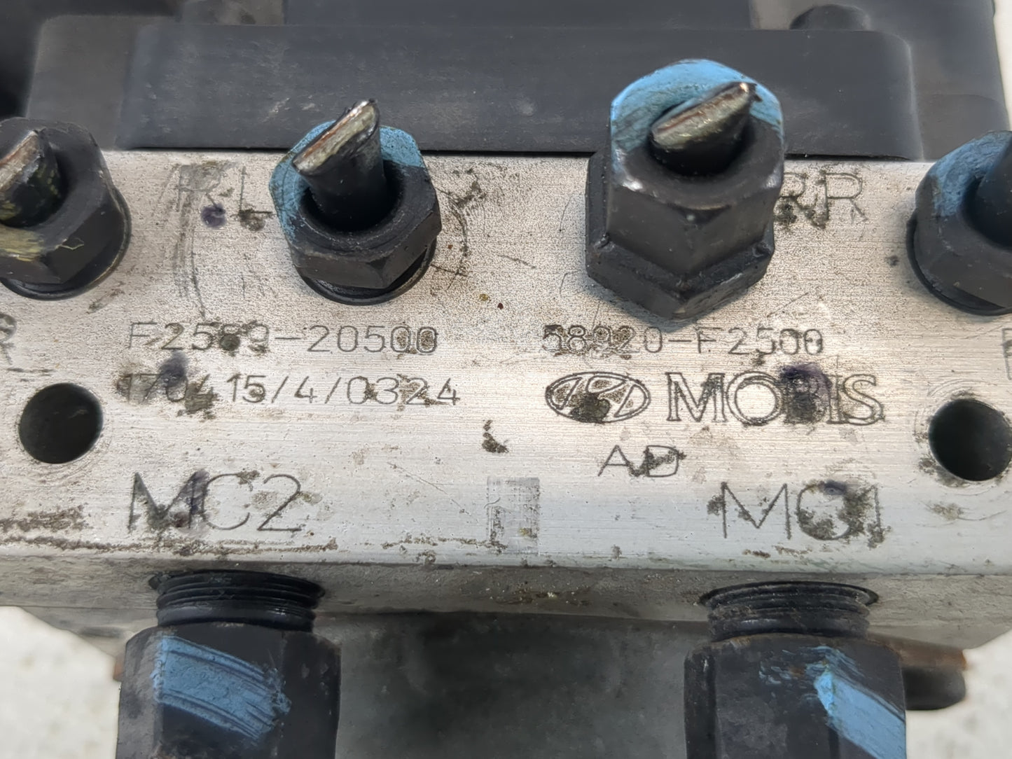 2018-2019 Hyundai Accent Anti-Lock Brake ABS Pump Module Actuator OEM P/N:58920-F2500 Fits Fits 2018 2019 OEM Used Auto Part