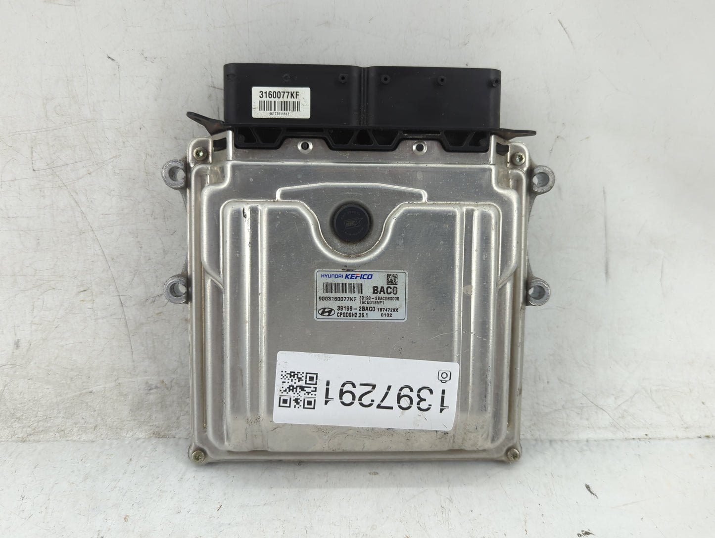 2018-2019 Hyundai Accent PCM Engine Control Computer ECU ECM PCU OEM P/N:39199-2BAC0 3160077KF Fits Fits 2018 2019 OEM Used