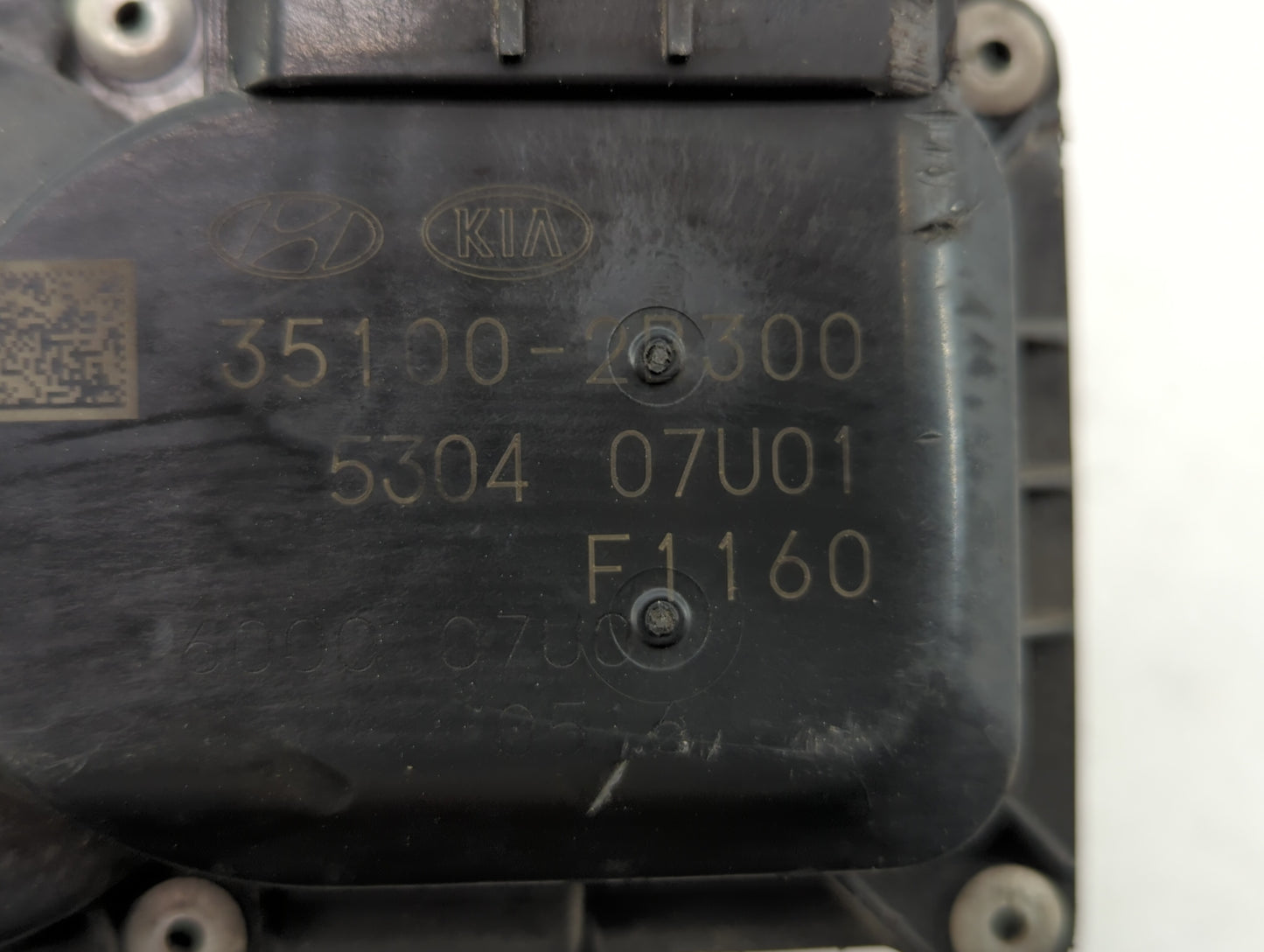 2012-2019 Hyundai Accent Throttle Body P/N:5304 07U01 35100-2B300 Fits Fits 2012 2013 2014 2015 2016 2017 2018 2019 OEM Used