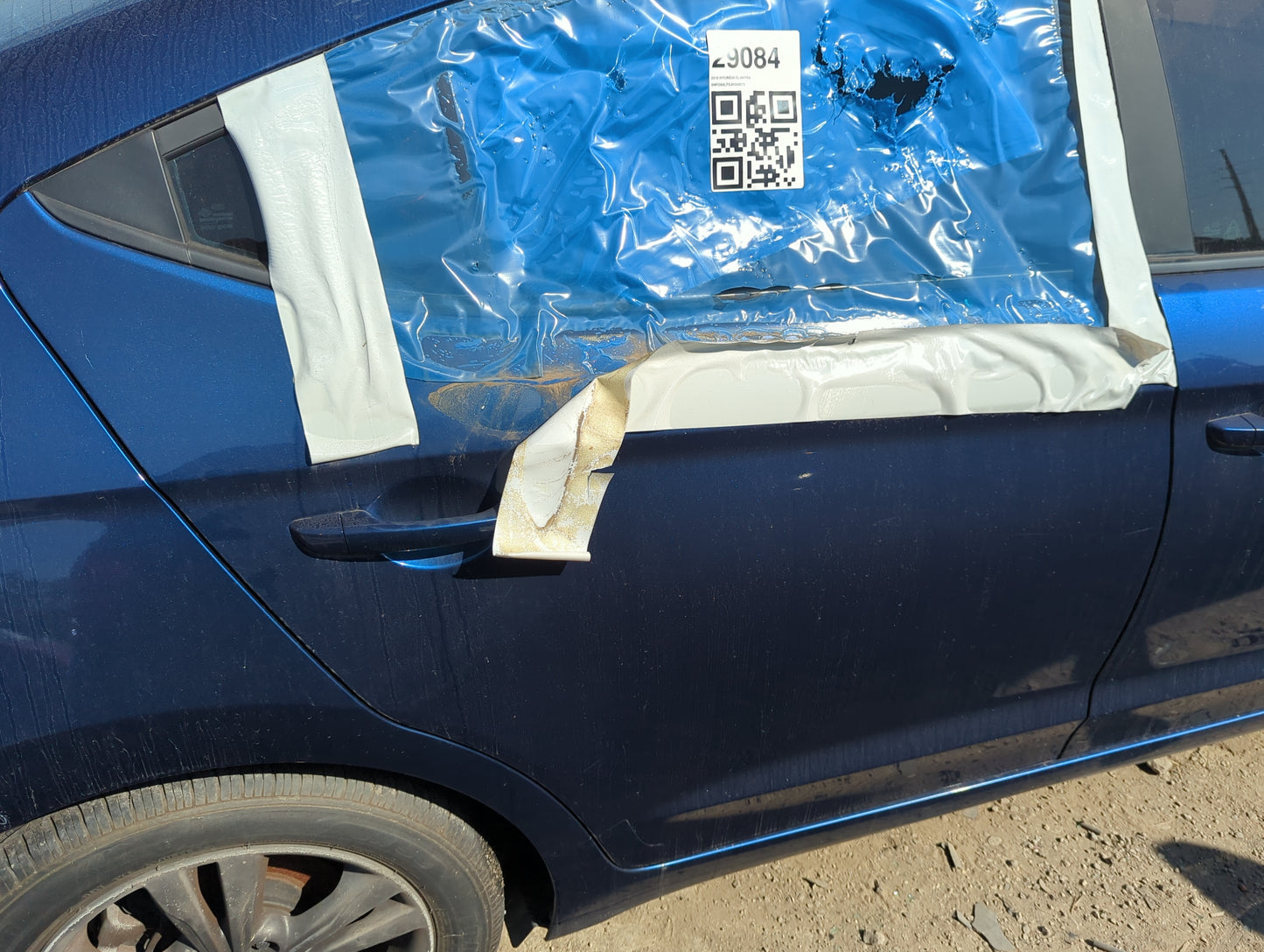 2017-2020 Hyundai Elantra Passenger Rear Door Oem - Oemusedautoparts1.com