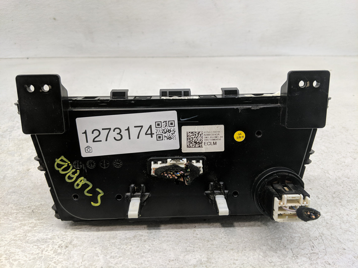 2017-2018 Hyundai Elantra Climate Control Module Temperature AC/Heater Replacement P/N:97250-F20624X Fits Fits 2017 2018 OEM