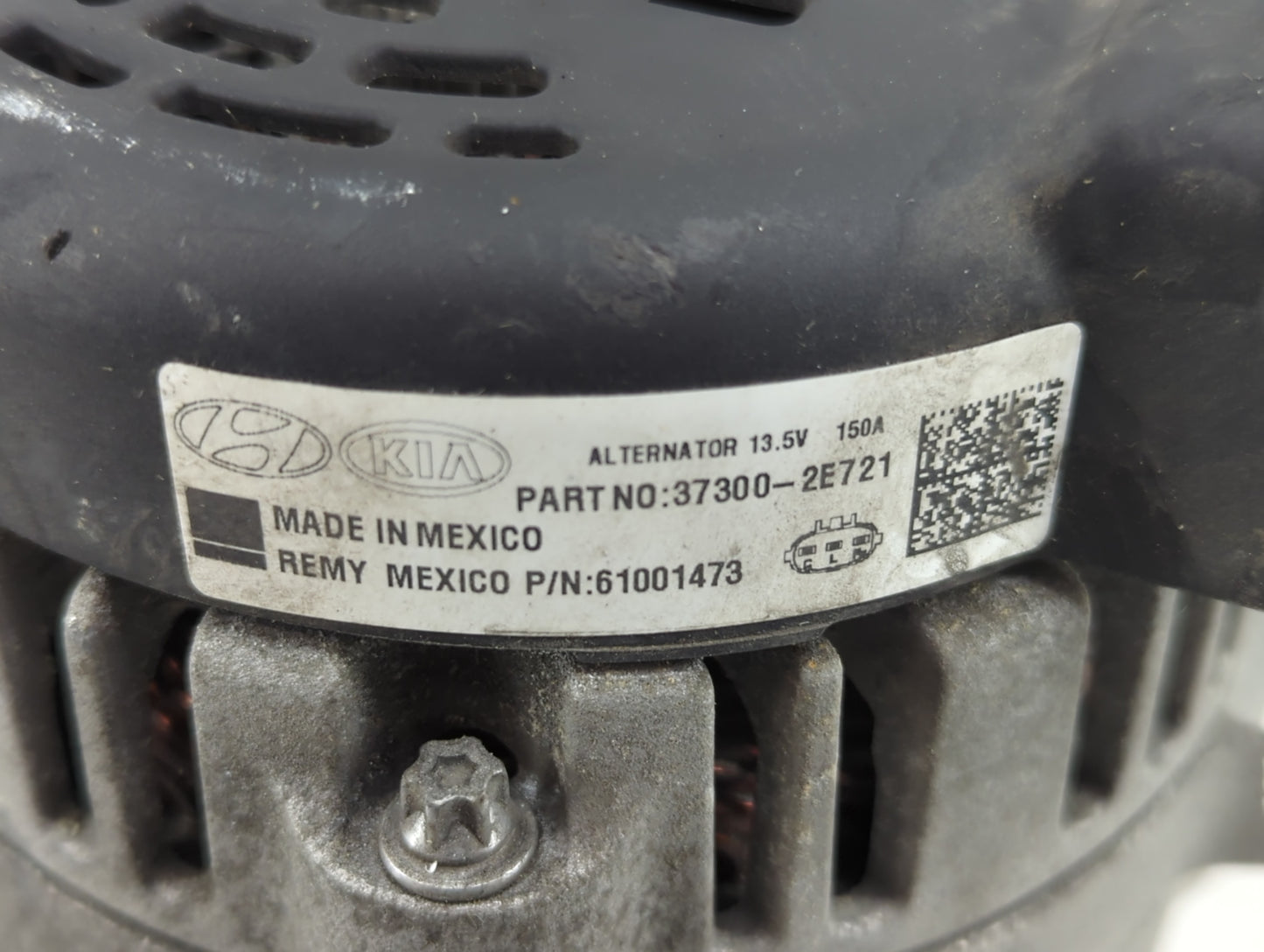 2017-2020 Hyundai Elantra Alternator Replacement Generator Charging Assembly Engine OEM P/N:61001473 37300-2E721 Fits OEM Us
