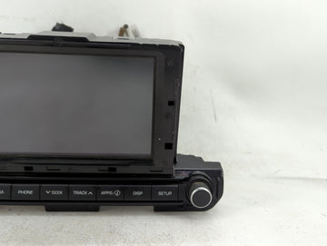 2017-2018 Hyundai Elantra Radio AM FM Cd Player Receiver Replacement P/N:96160-F2101UAT Fits Fits 2017 2018 OEM Used Auto Parts