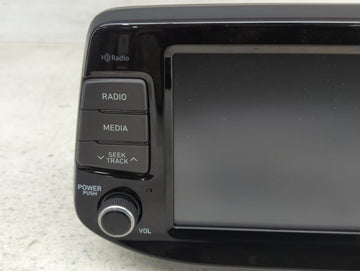2018-2020 Hyundai Elantra Radio AM FM Cd Player Receiver Replacement P/N:96160-G3300PMP Fits Fits 2018 2019 2020 OEM Used Auto Parts