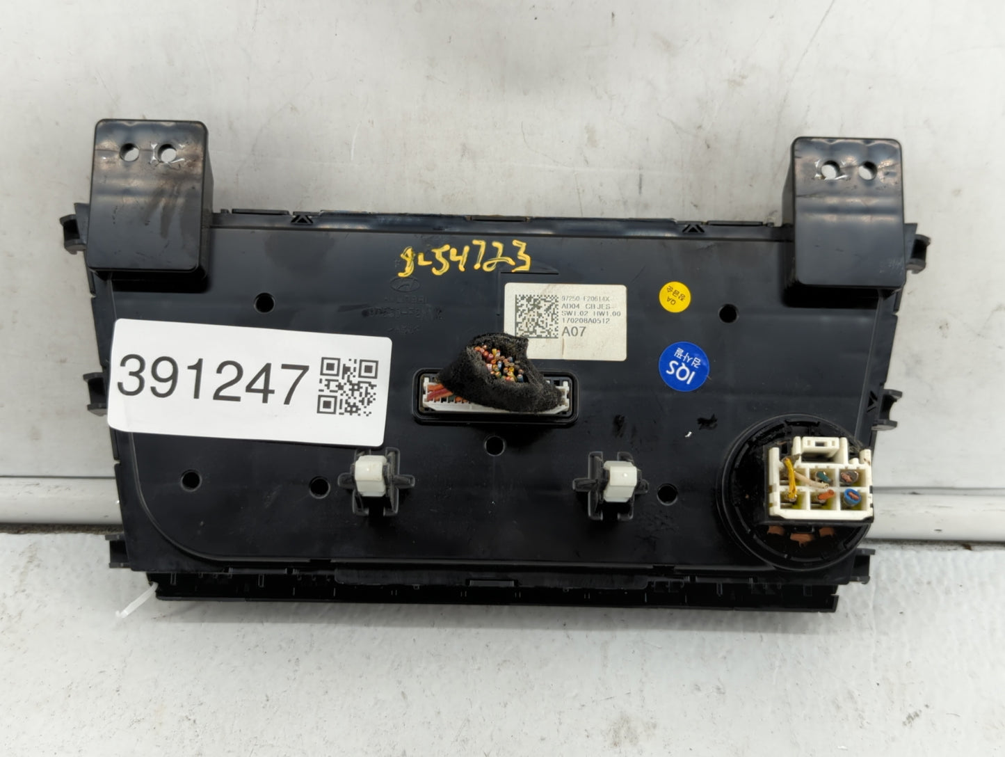 2017-2018 Hyundai Elantra Climate Control Module Temperature AC/Heater Replacement P/N:97250-F2XXX 97250-F20614X Fits OEM Us