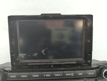 2017-2018 Hyundai Elantra Radio AM FM Cd Player Receiver Replacement P/N:96160-F2101UAT Fits Fits 2017 2018 OEM Used Auto Parts