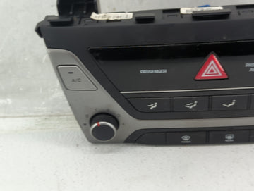 2017-2018 Hyundai Elantra Climate Control Module Temperature AC/Heater Replacement P/N:97250-F20624X Fits Fits 2017 2018 OEM Used Auto Parts