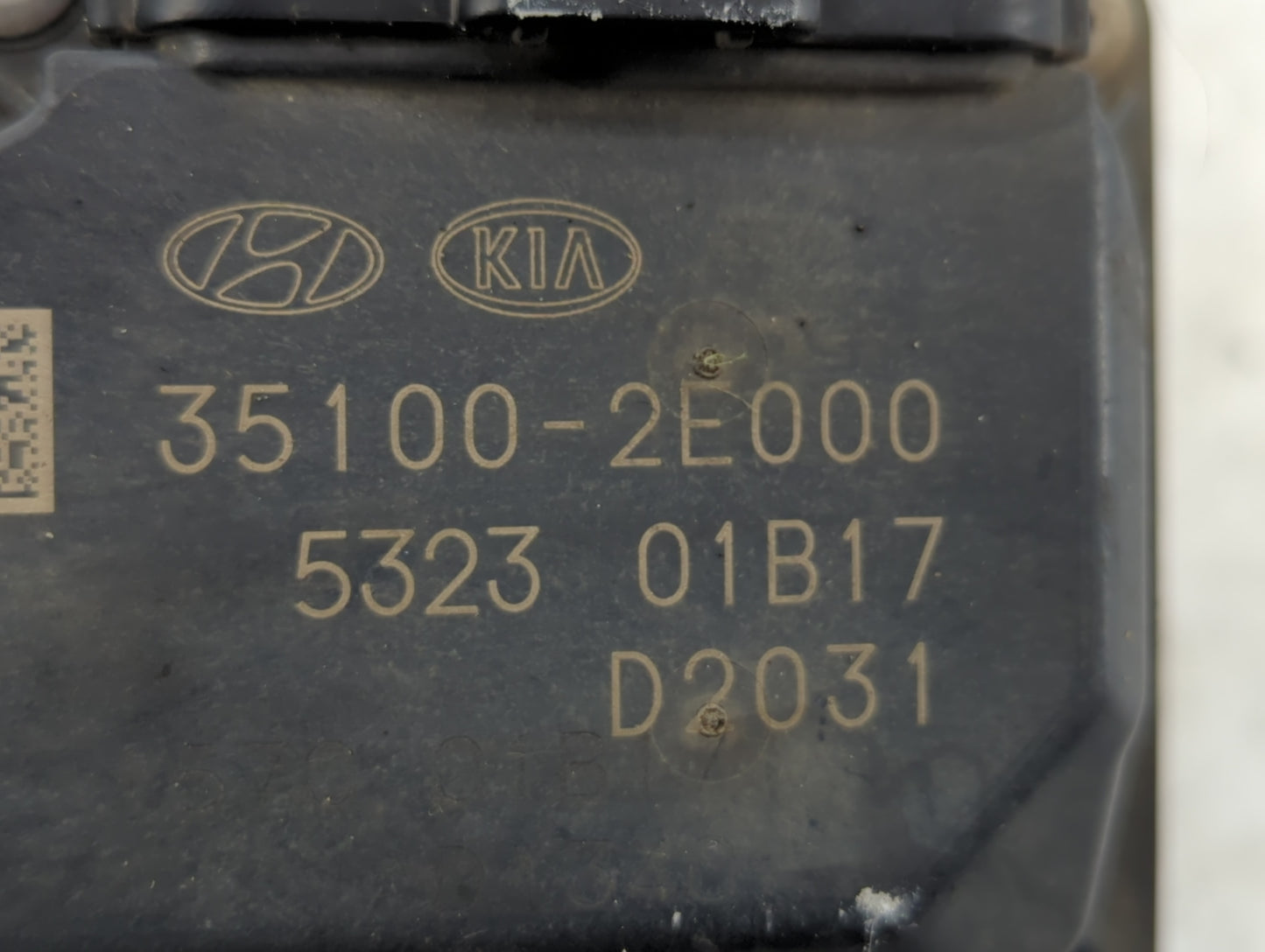 2011-2020 Hyundai Elantra Throttle Body P/N:5323 01B17 35100-2E000 Fits OEM Used Auto Parts - Oemusedautoparts1.com
