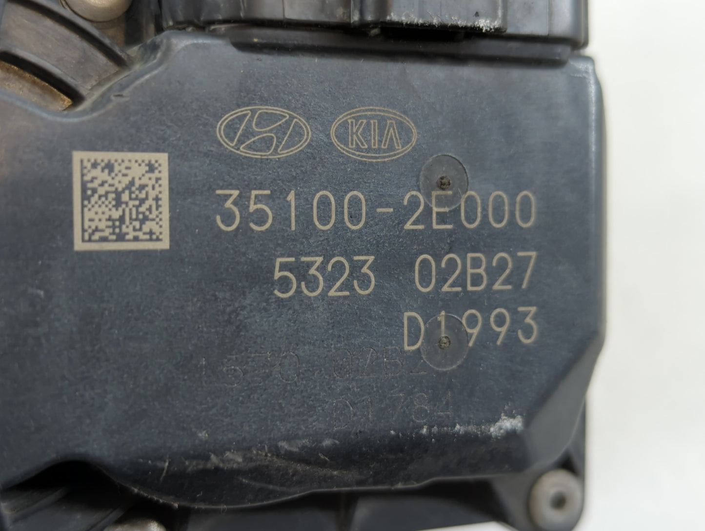 2011-2020 Hyundai Elantra Throttle Body P/N:5323 02B27 35100-2E000 Fits OEM Used Auto Parts - Oemusedautoparts1.com