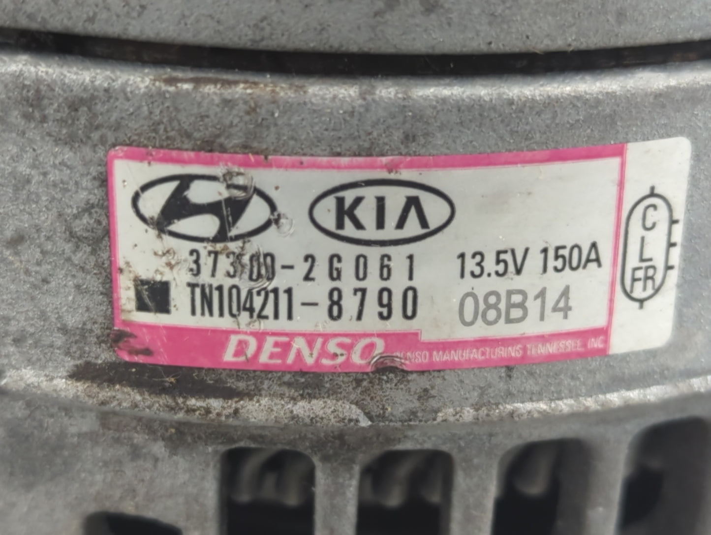 2019-2020 Hyundai Santa Fe Alternator Replacement Generator Charging Assembly Engine OEM P/N:37300-2G061 Fits OEM Used Auto