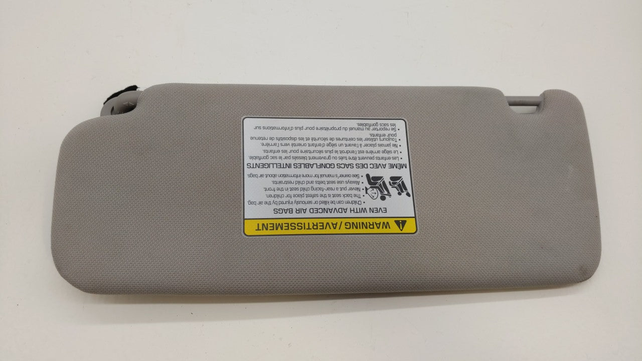 2016-2019 Hyundai Sonata Sun Visor Shade Replacement Passenger Right Mirror Fits Fits 2016 2017 2018 2019 OEM Used Auto Part