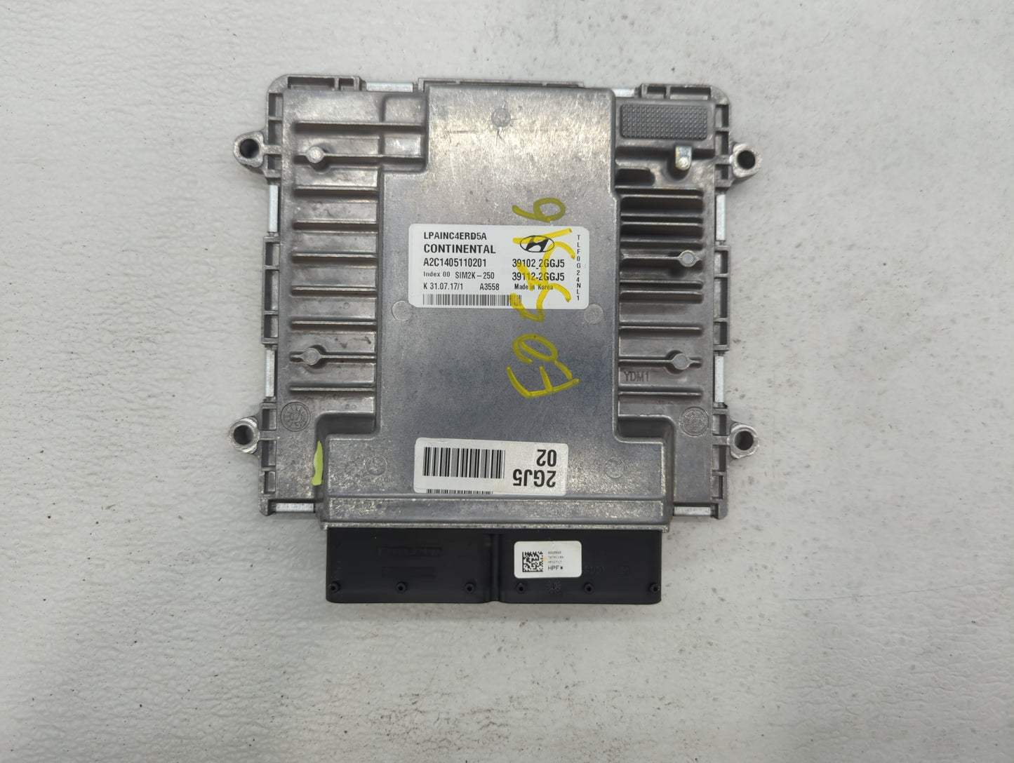 2018-2019 Hyundai Sonata PCM Engine Control Computer ECU ECM PCU OEM P/N:39112-2GGK7 39102-2GGK7, 39112-2GGJ5 Fits Fits 2018