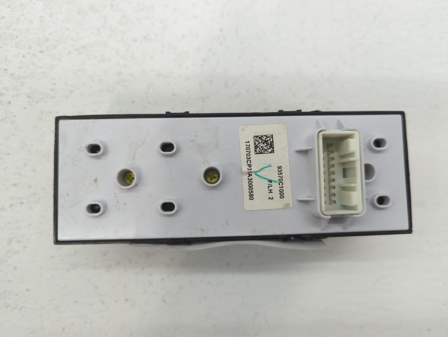 2015-2019 Hyundai Sonata Master Power Window Switch Replacement Driver Side Left P/N:93570C1000 Fits Fits 2015 2016 2017 201