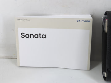 2018 Hyundai Sonata Owners Manual Book Guide P/N:JC1O-EU82F OEM Used Auto Parts