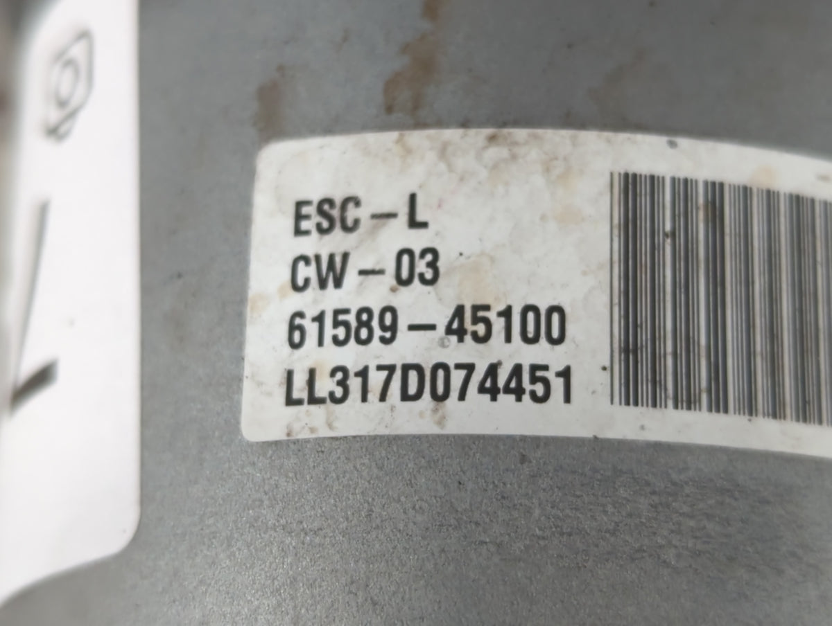 2018-2019 Hyundai Sonata Anti-Lock Brake ABS Pump Module Actuator OEM P/N:61589-45100 Fits Fits 2018 2019 OEM Used Auto Part