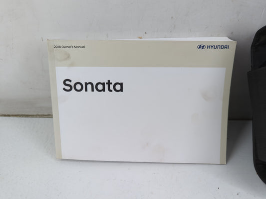 2018 Hyundai Sonata Owners Manual Book Guide P/N:JC10-EU70D OEM Used Auto Parts
