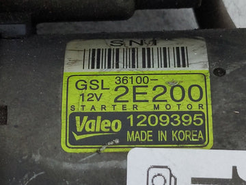 2016-2021 Hyundai Tucson Car Starter Motor Solenoid OEM P/N:3600-2E200 Fits Fits 2013 2014 2016 2017 2018 2019 2020 2021 2022 OEM Used Auto Parts
